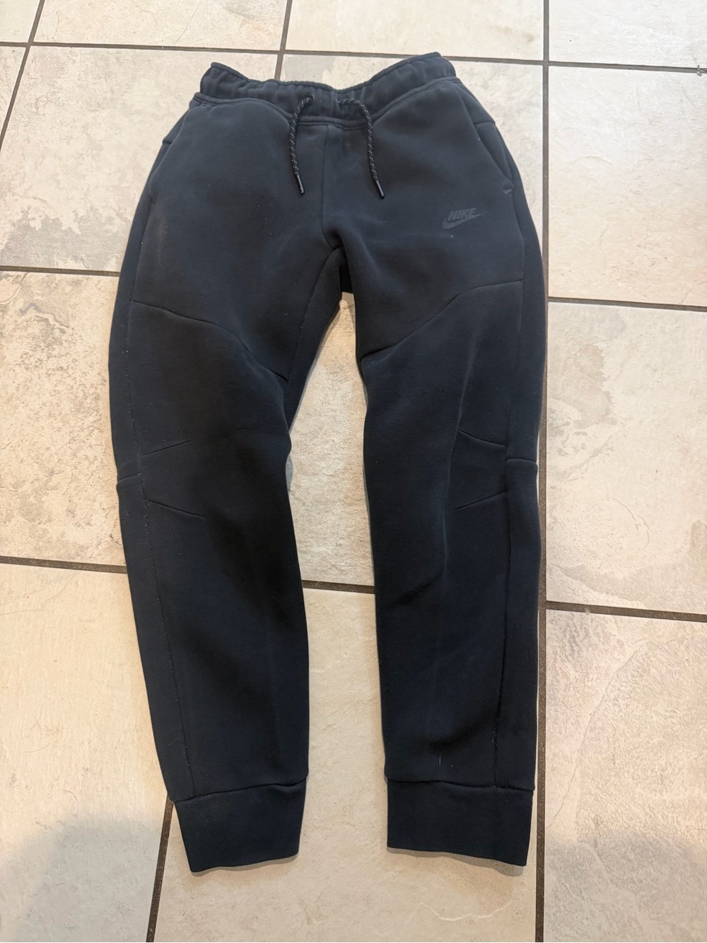 Nike Tech Kids Black Fleece Joggers